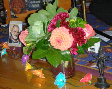 Kirtan Flowers and Neem Karoli Baba